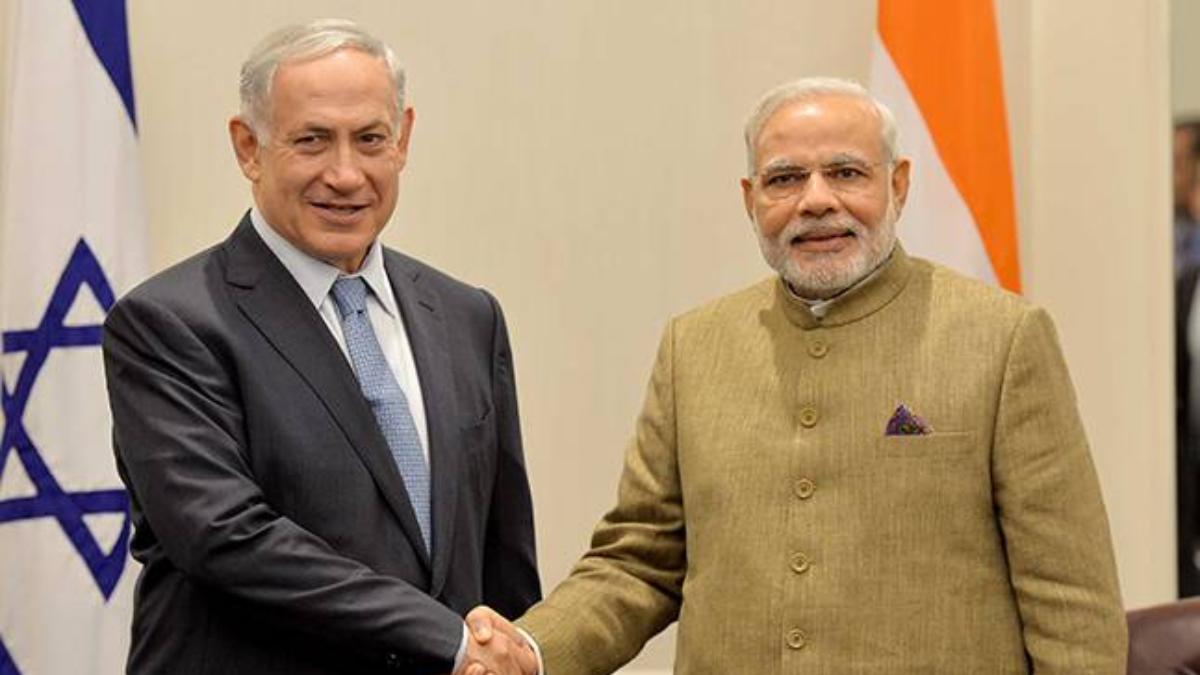 Benjamin Netanyahu With Narendra Modi