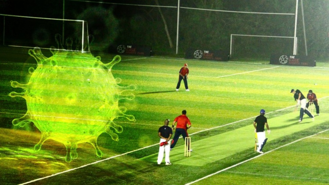 cricket match during corona