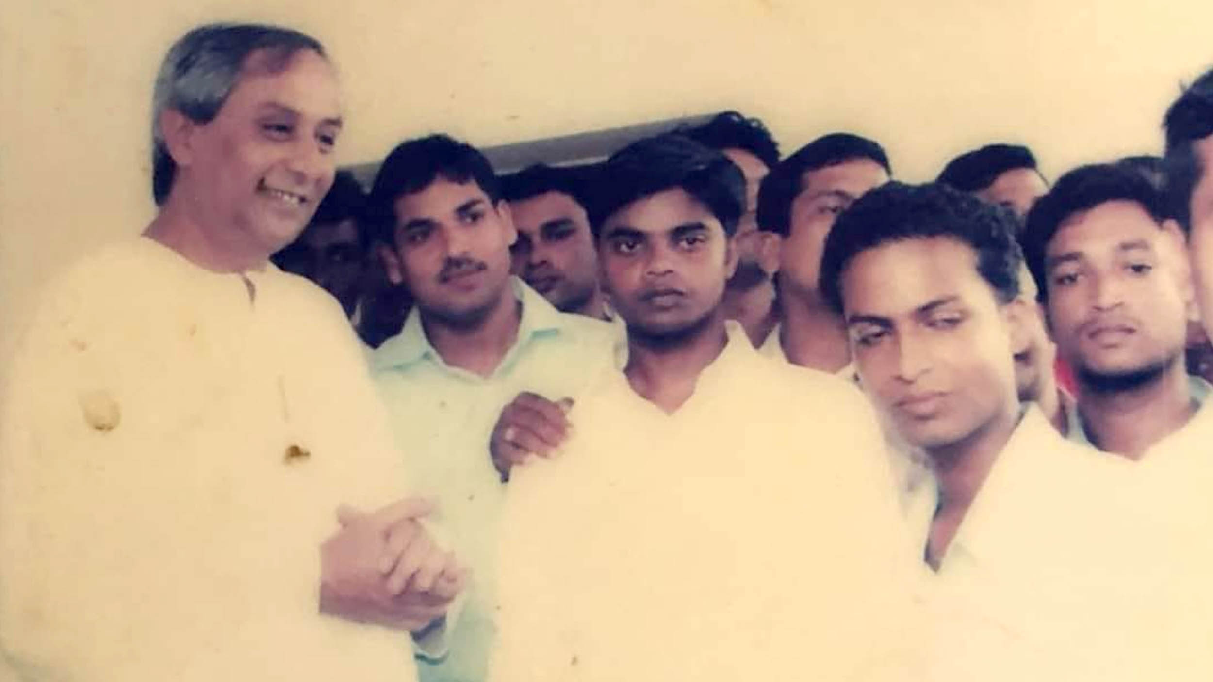Naveen Patnaik with youth and student leaders