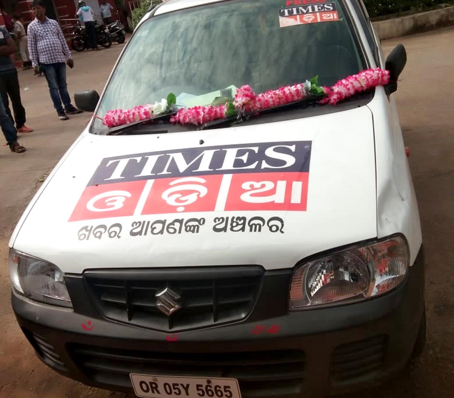 vehicle seized by Bhubaneswar police, 6 journalists arrested