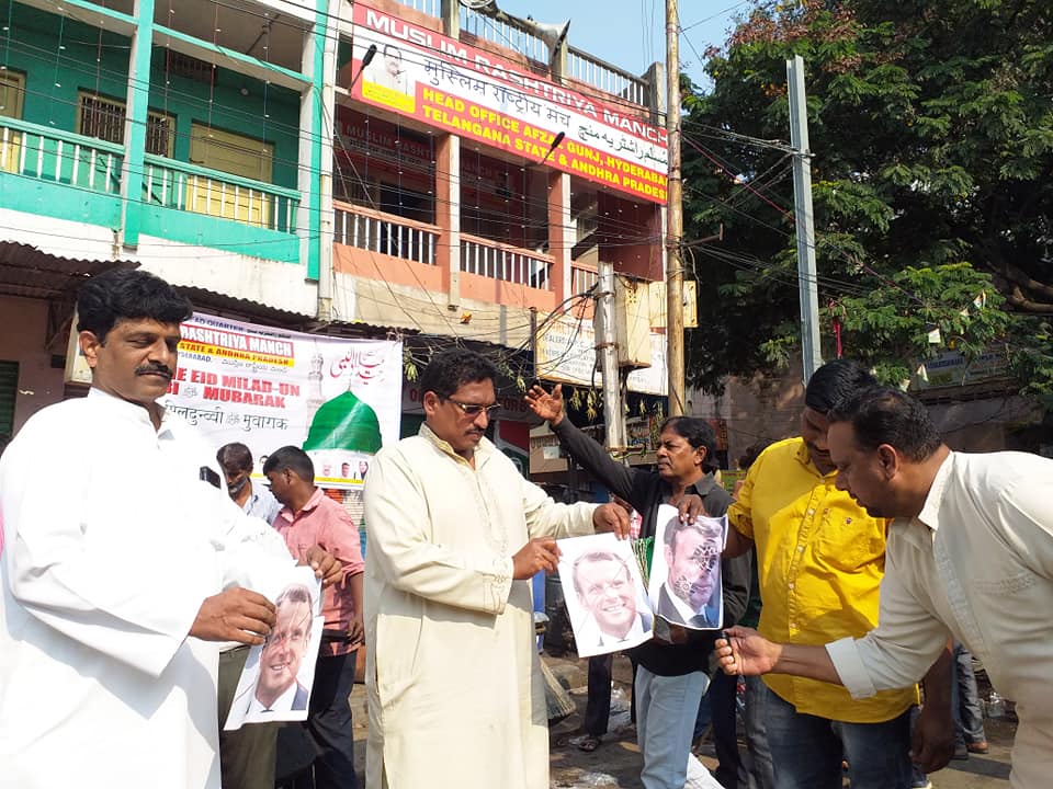 RSS Wing Supports Muslims and protests against France