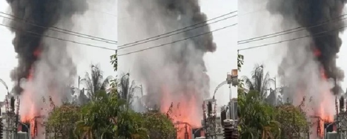 fire in powerplant