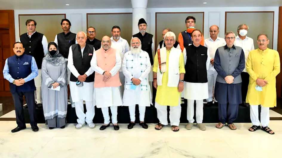 All party meeting on Jammu Kashmir by Modi