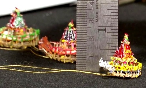 Worlds smallest Chariot by Subal Moharana makes