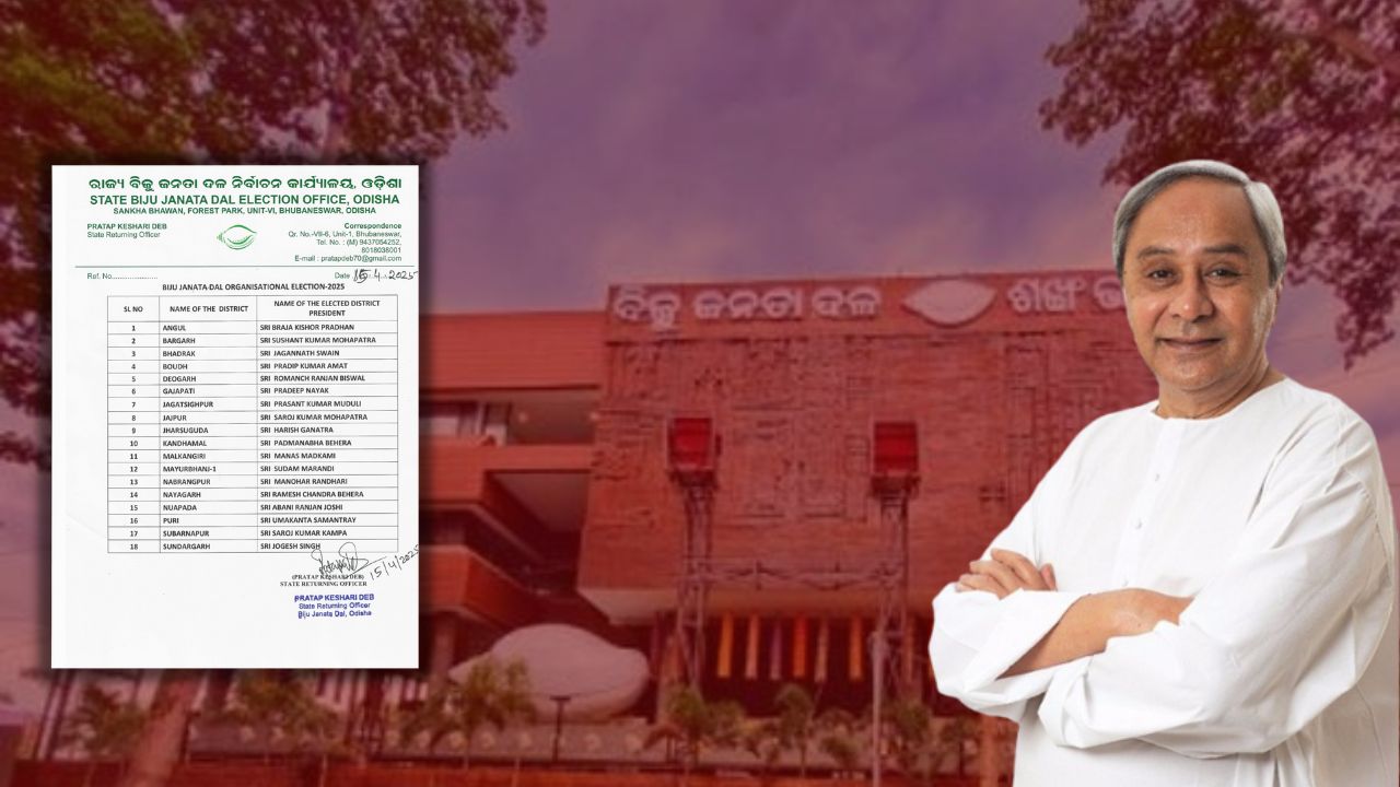 BJD ORGANIZATION ELECTION 2025